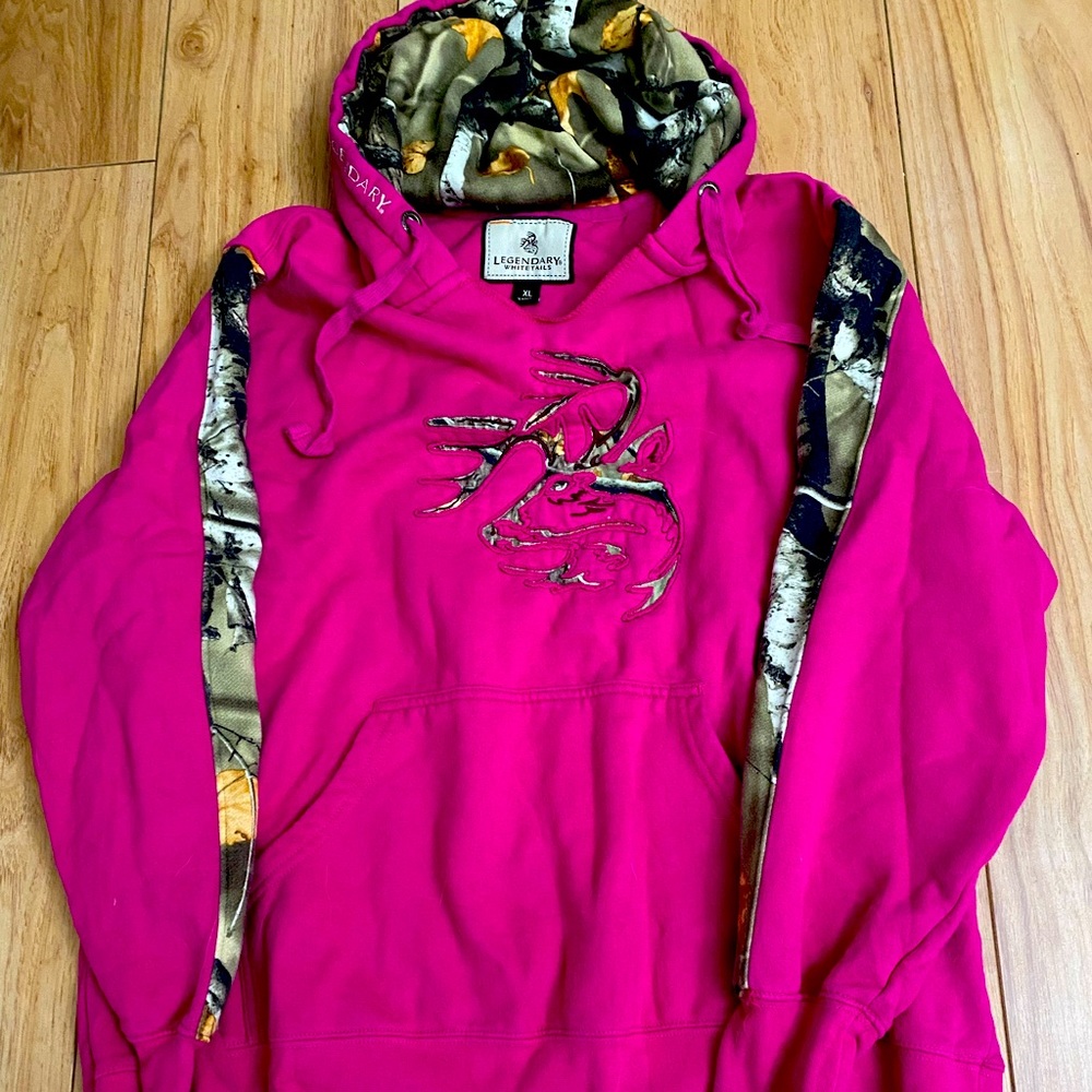 Girls XL pull over hoodie